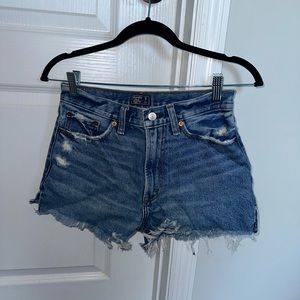 Denim shorts